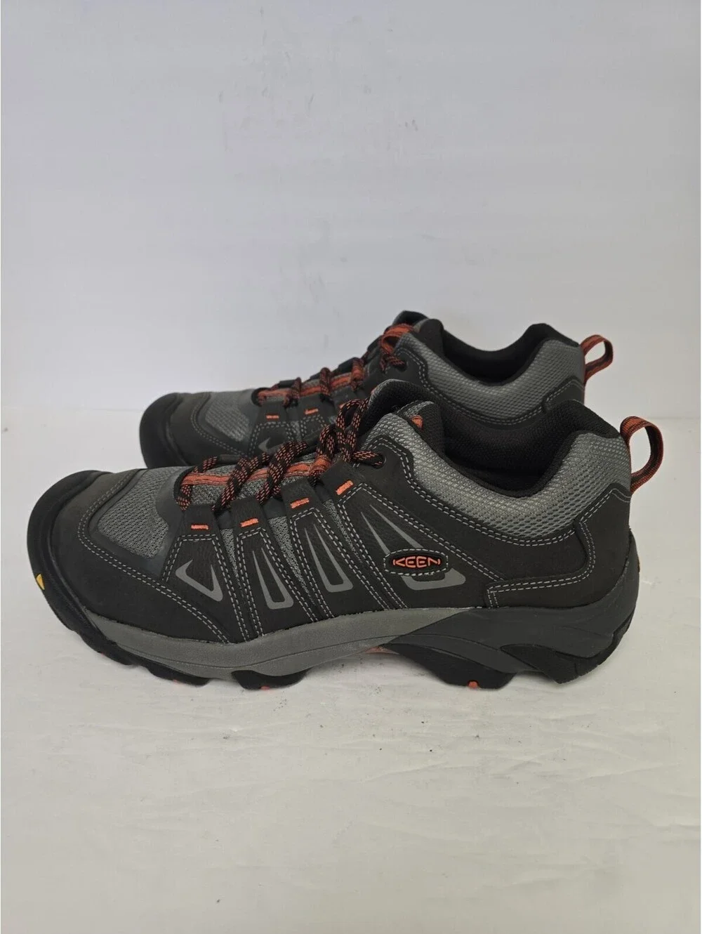 Keen Utility Men's Boulder 1018654 Low Steel Toe Work Shoe Gray Size 14D